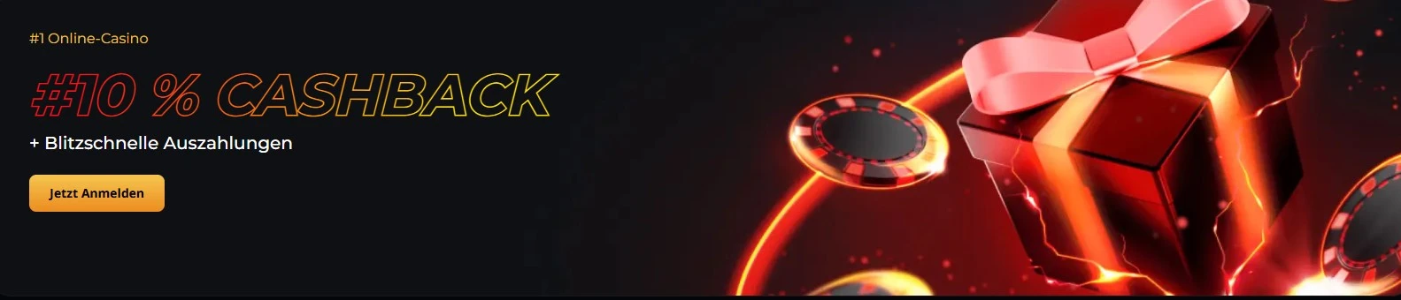 Cashback Bonus bei Instant Casino - Bis zu 15 Prozent zurück